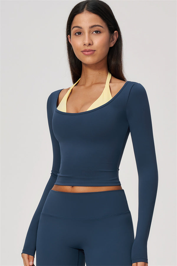 The Cascade Long Sleeve T-shirt Straight Leg Pants 2-Piece Set