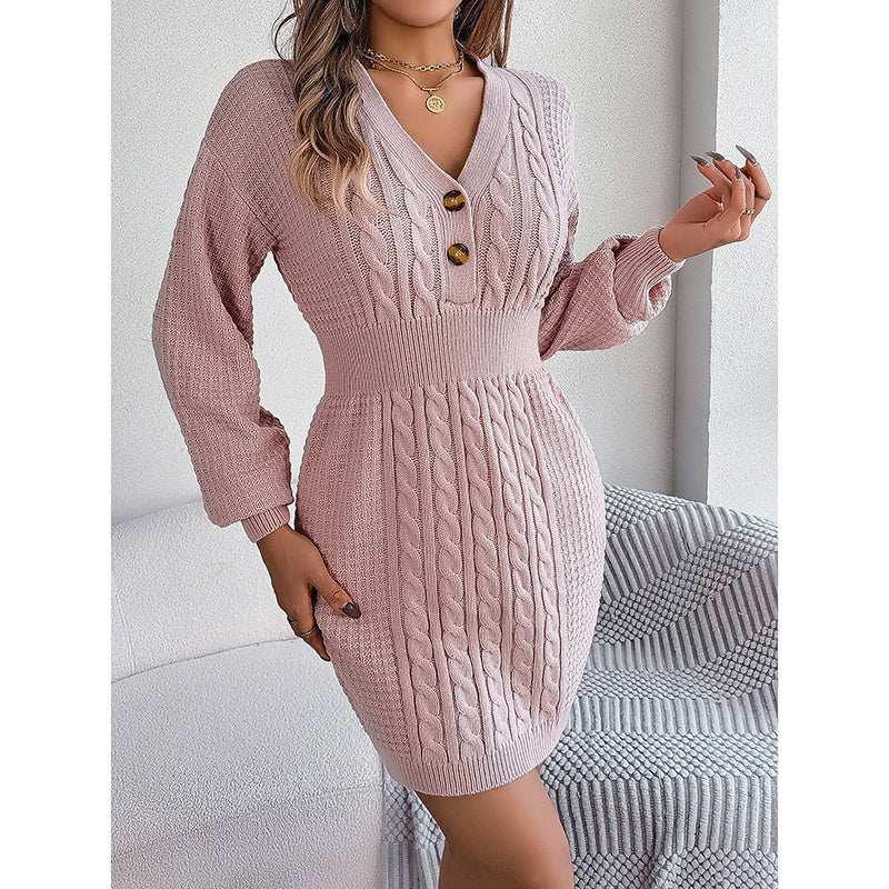 Women’s Cable Knit Sweater Dress