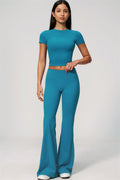 The Zura T-shirt Flared Leggings 2-Piece Set