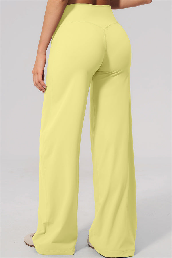 The Twirl Wide Strap Halter Crop Top Straight Leg Pants 2-Piece Set
