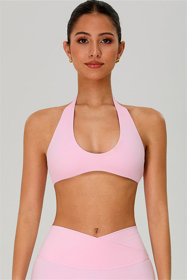 The Solid Sports Bra Leggings 2-Piece Set