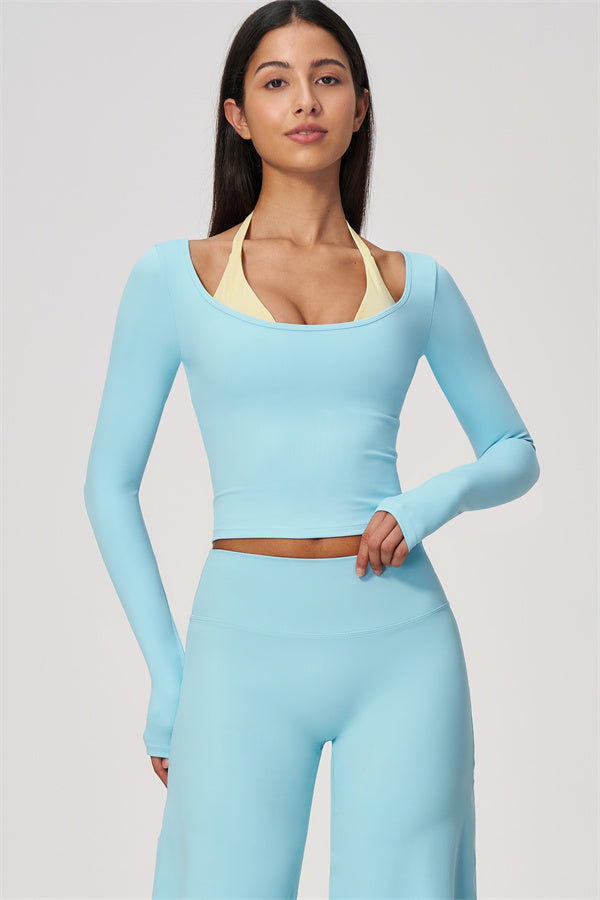 The Cascade Long Sleeve T-shirt Straight Leg Pants 2-Piece Set