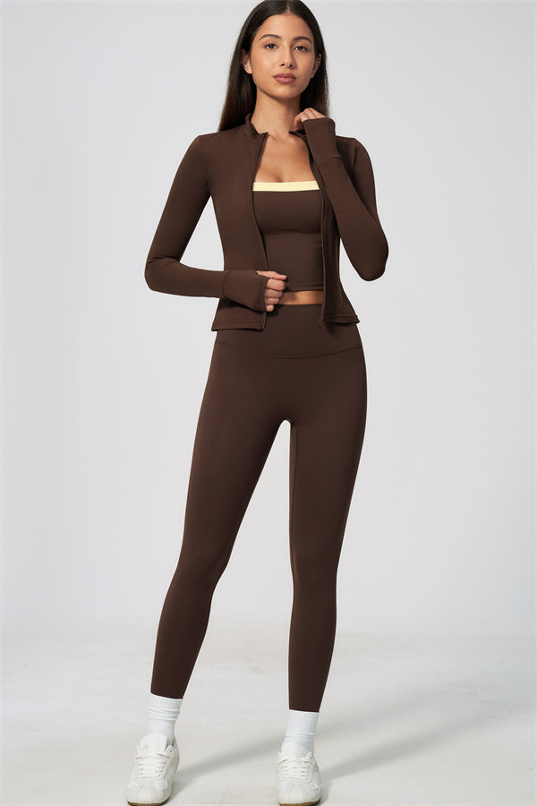 The Seraphine Jacket Tank Top Leggings 3-Piece Set