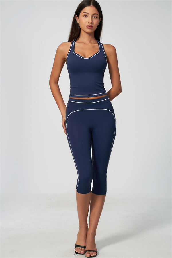 The Amara Tank Top Capri Leggings 2-Piece Set
