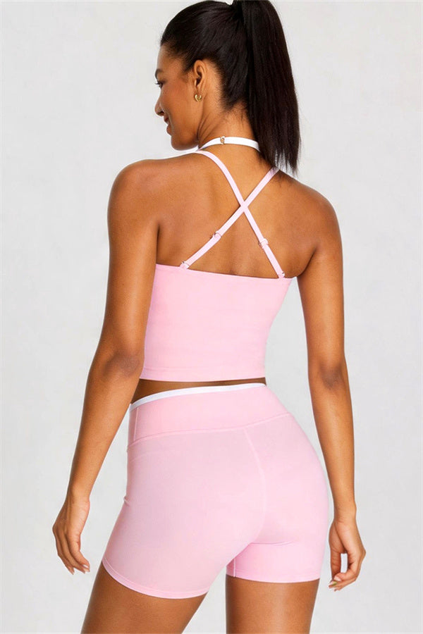 The Dwell Crop Top Shorts 2-Piece Set