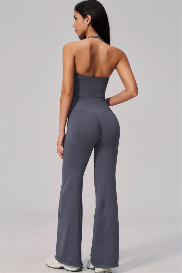 The Align Halter Tank Top Flared Leggings 2-Piece Set