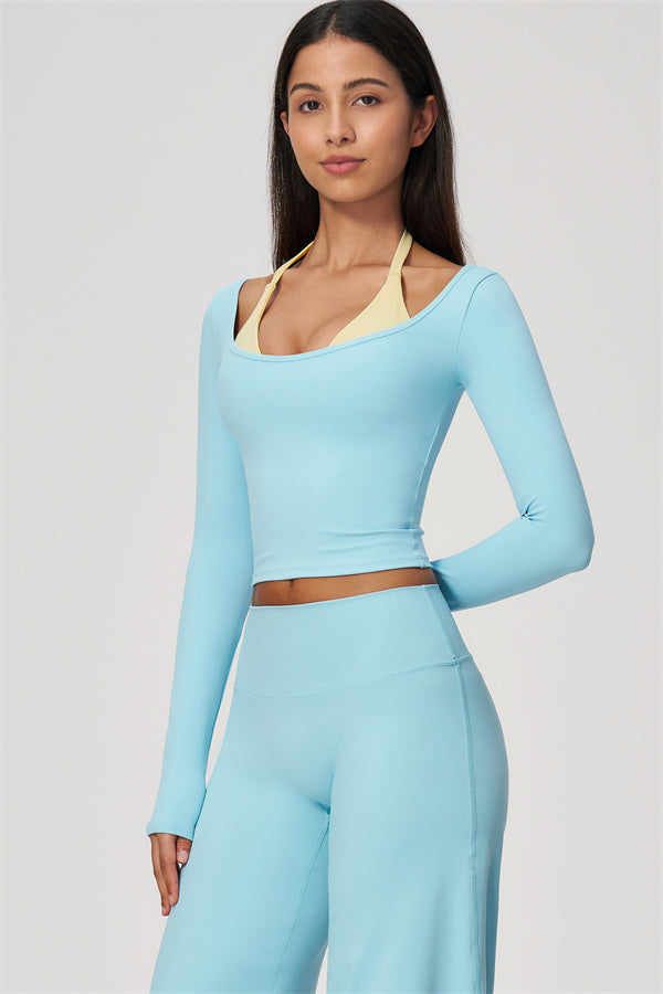 The Cascade Long Sleeve T-shirt Straight Leg Pants 2-Piece Set