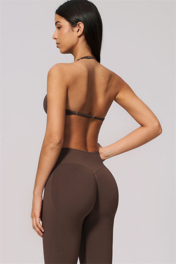 The Velvetine Sports Bra Flared Leggings 2-Piece Set