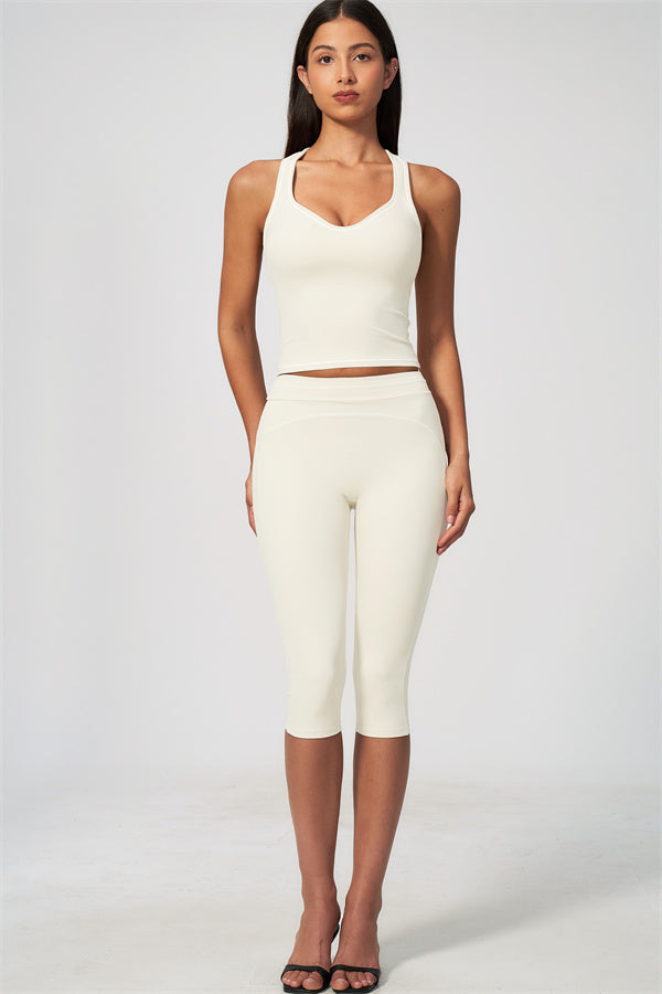 The Amara Tank Top Capri Leggings 2-Piece Set