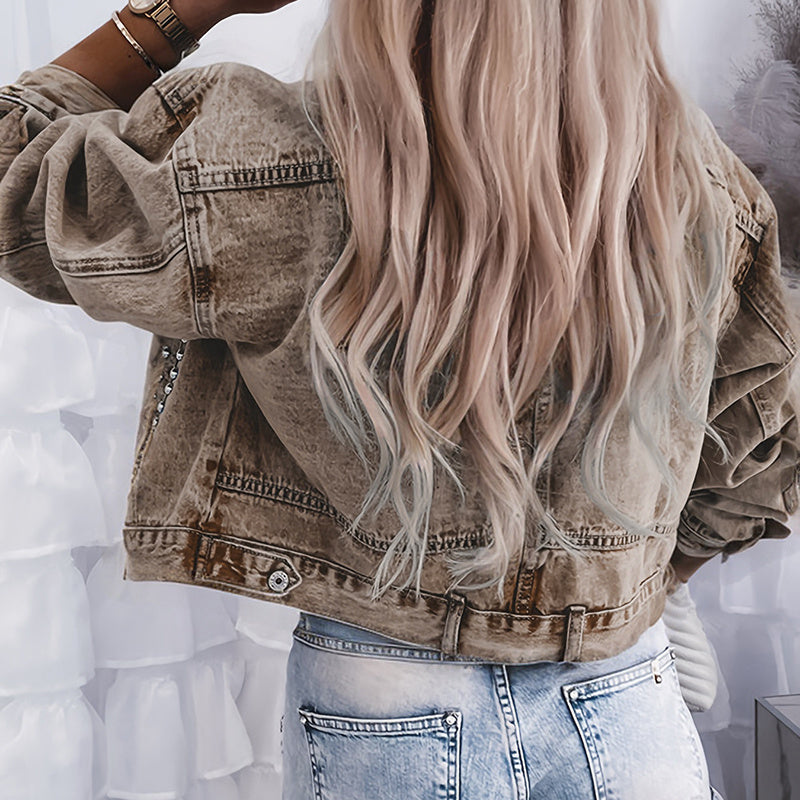 Women’s Studded Denim Jacket