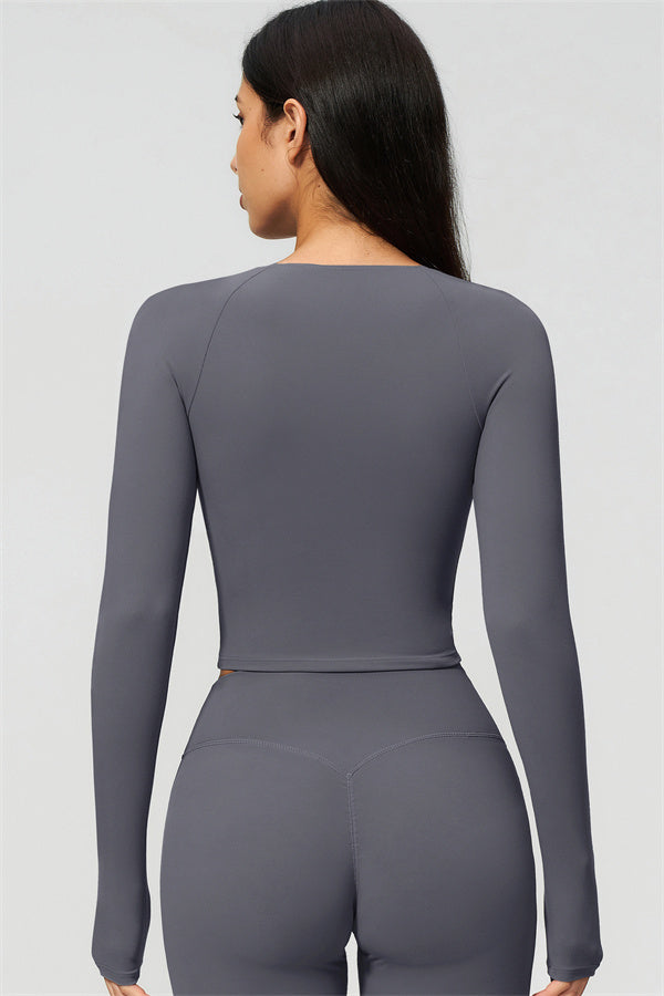 The Lox Long Sleeve Crop top Leggings 2-Piece Set