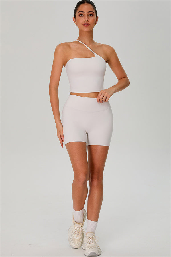 The Jewel One-Shoulder Crop Top