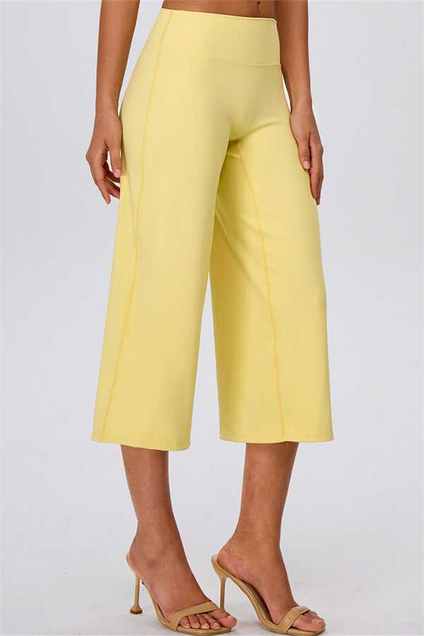 The Energize Double Strap Tank Top Wide Leg Crop 2-Piece Set