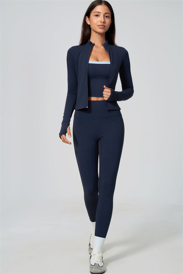 The Seraphine Jacket Tank Top Leggings 3-Piece Set