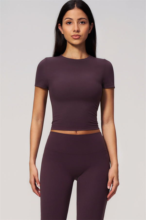 The Zura T-shirt Capri Leggings 2-Piece Set