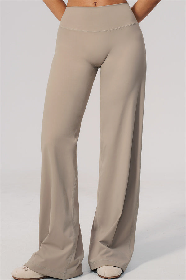 The Twirl Wide Strap Halter Crop Top Straight Leg Pants 2-Piece Set