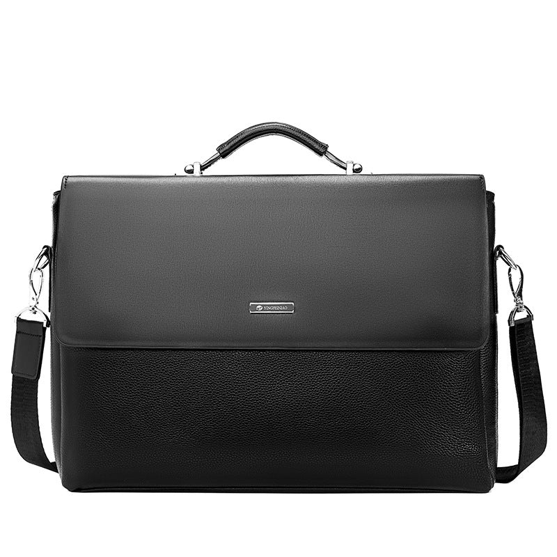 Men's Bag Horizontal Handbag Large Capacity Business Briefcase