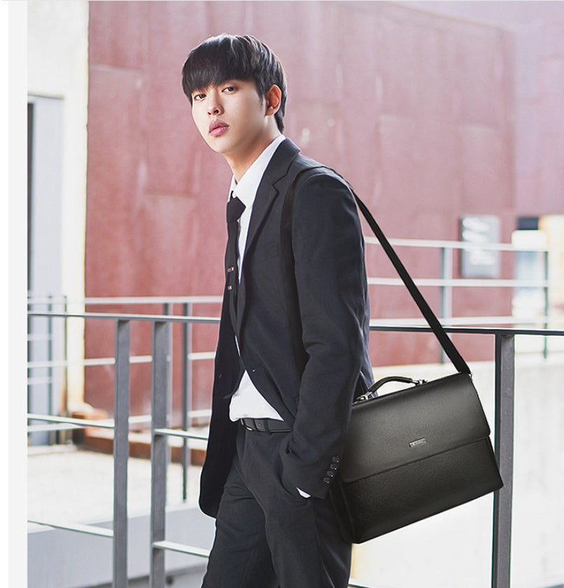 Men's Bag Horizontal Handbag Large Capacity Business Briefcase