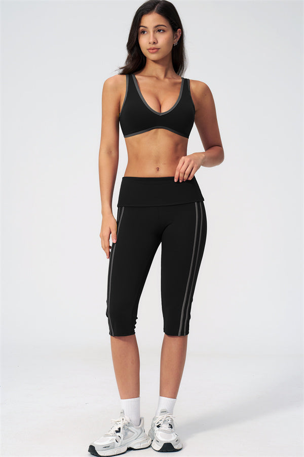 The Evoke Sports Bra Capri Leggings 2-Piece Set