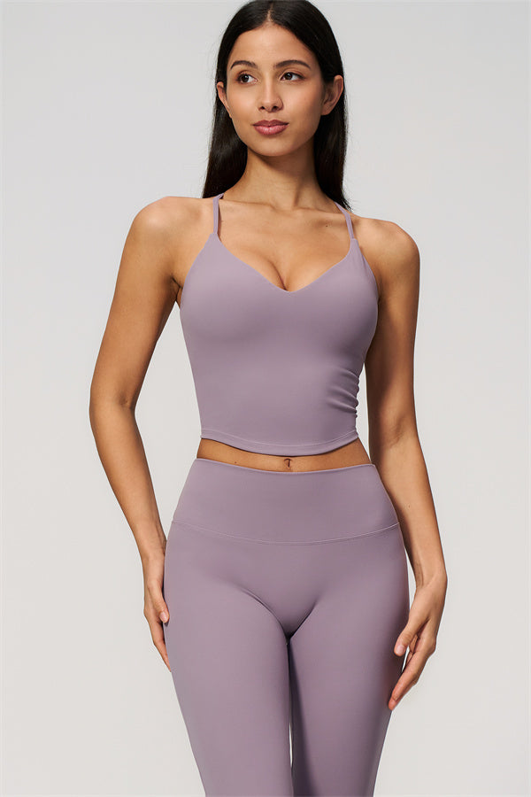 The Zura Tank Top Capri Leggings 2-Piece Set
