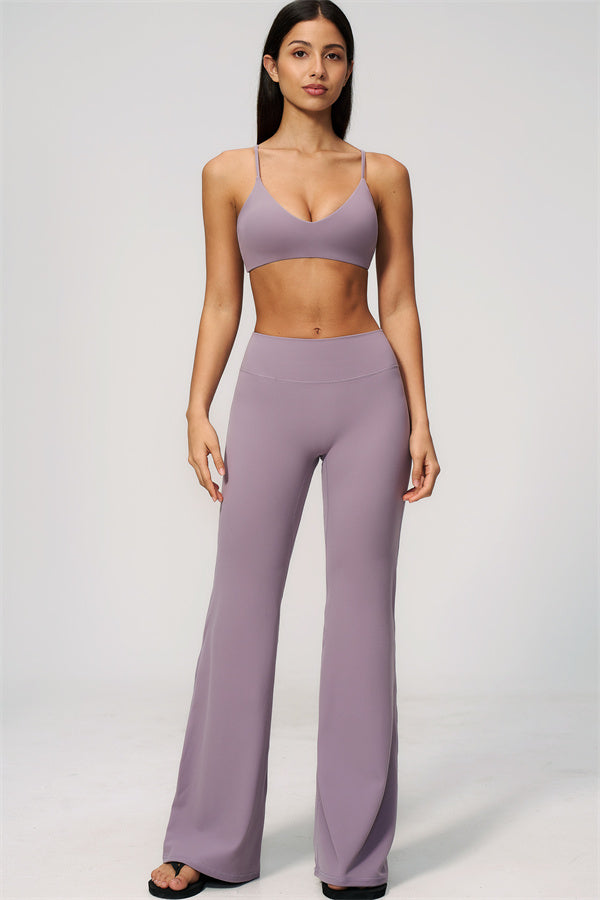 The Zura Sports Bra Flared Leggings 2-Piece Set