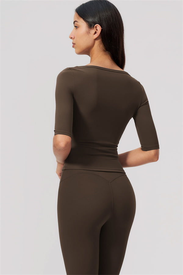 The Flow Motion Half-Sleeve T-Shirt Leggings 2-Piece Set