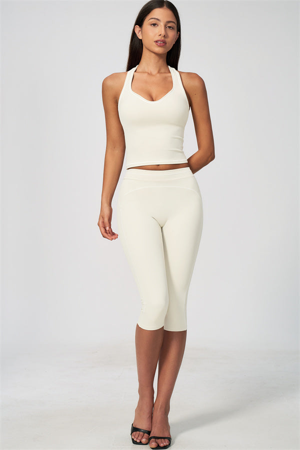 The Amara Tank Top Capri Leggings 2-Piece Set