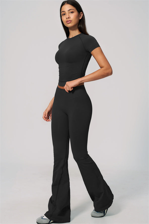 The Velvetine Flared Leggings
