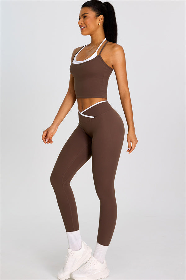 The Dwell Crop Top Leggings 2-Piece Set