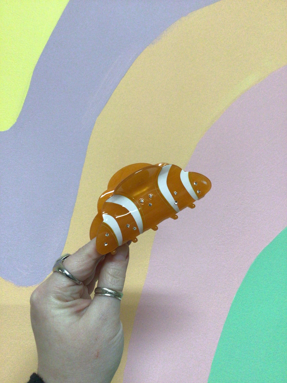 Sparkle Croissant Hair Claw