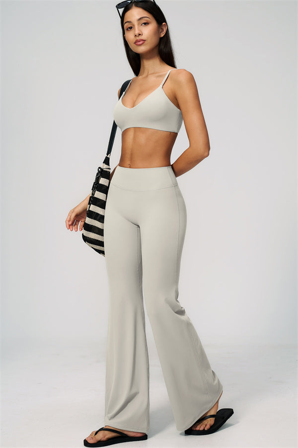 The Zura Sports Bra Flared Leggings 2-Piece Set