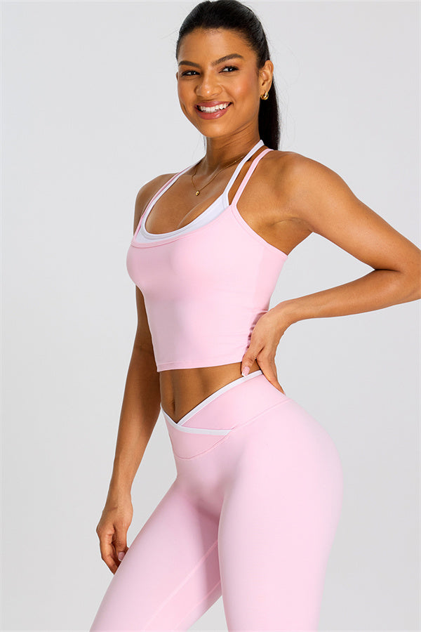 The Dwell Crop Top Leggings 2-Piece Set