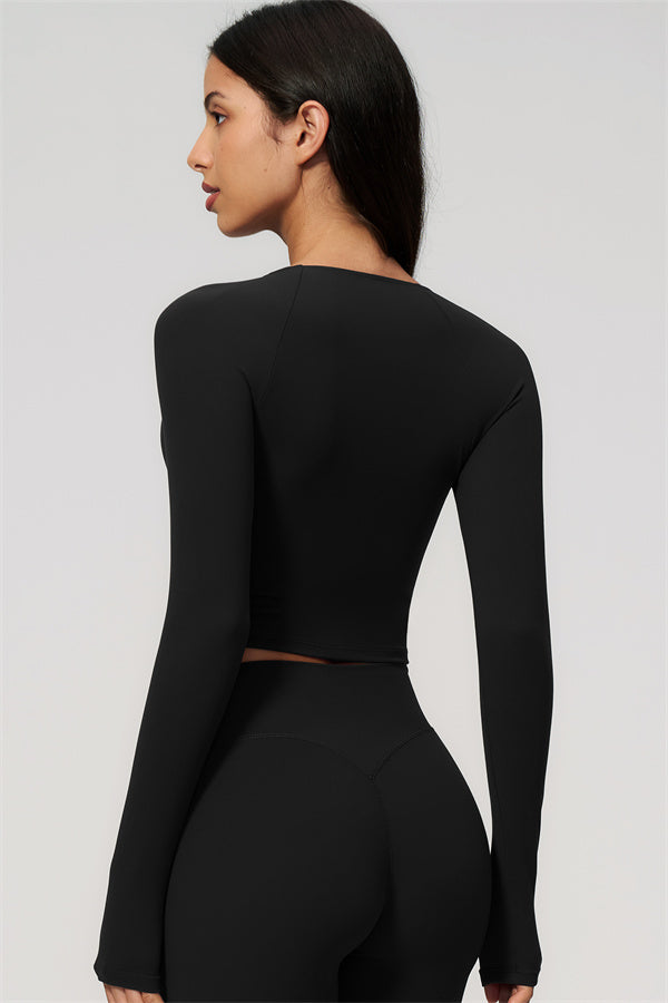The Lox Long Sleeve Crop top Leggings 2-Piece Set
