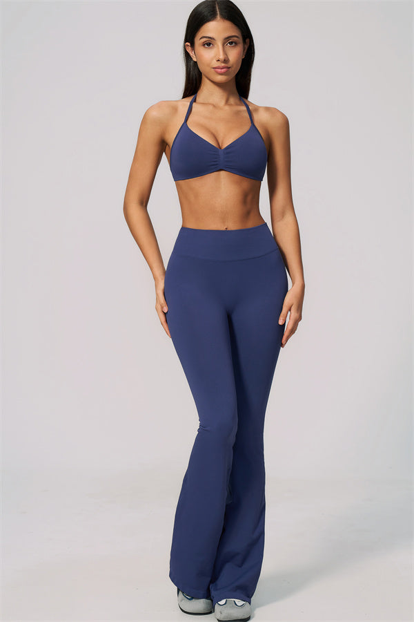 The Velvetine Sports Bra Flared Leggings 2-Piece Set