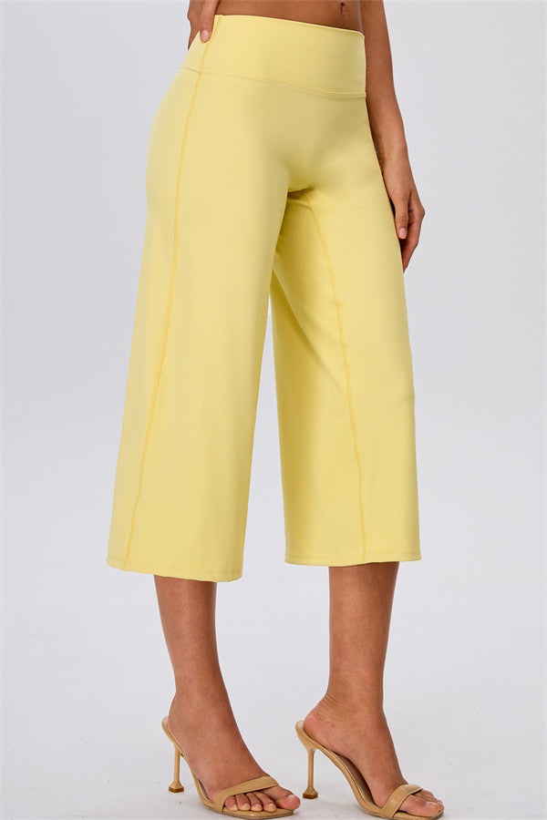 The Energize Crop Top Wide Leg Crop 2-Piece Set