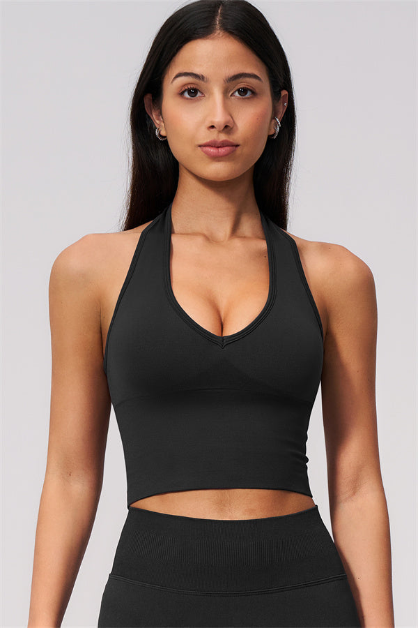 The New Allure Halter Top Capri Leggings 2-Piece Set