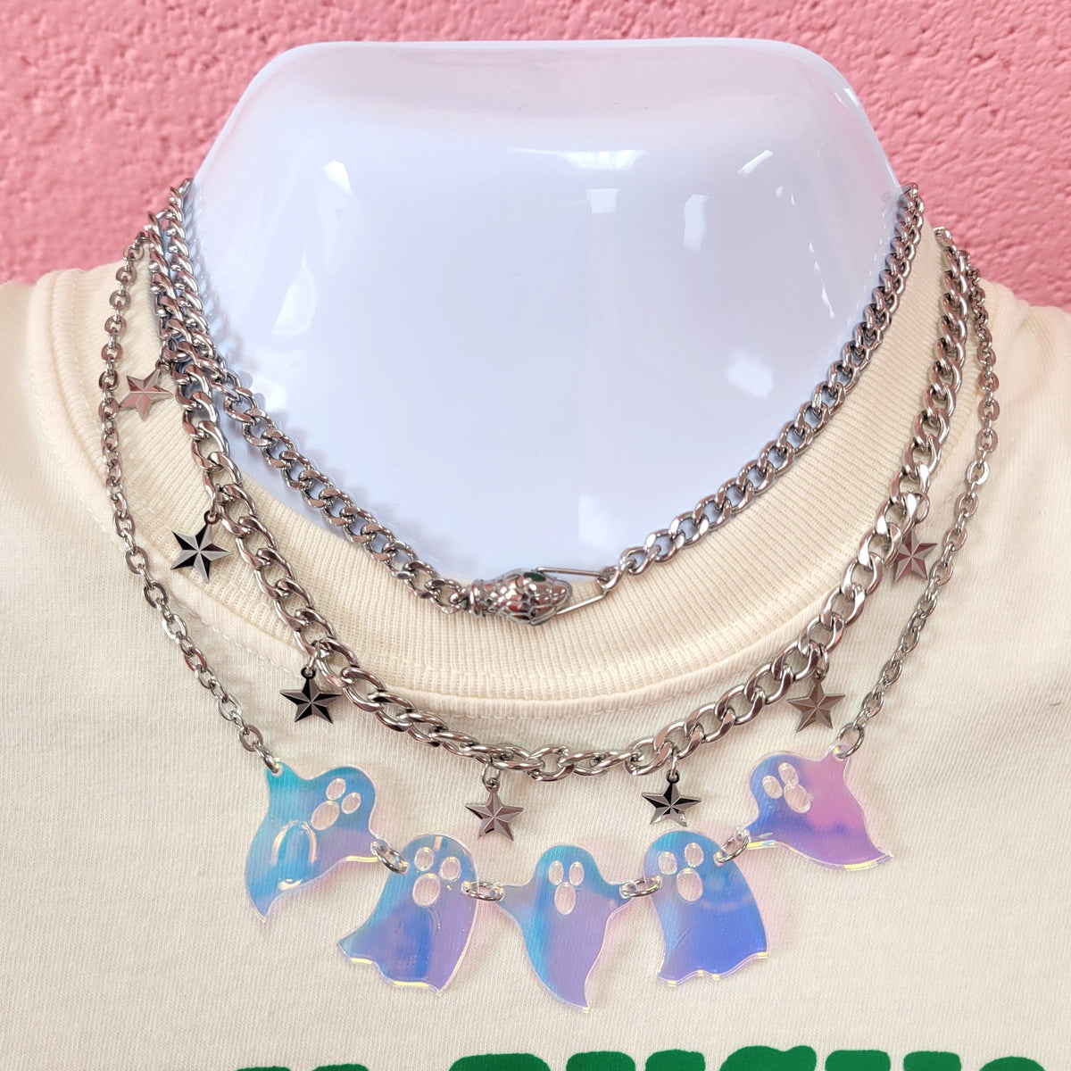 Ghosts of Halloweens Past - Statement Necklace