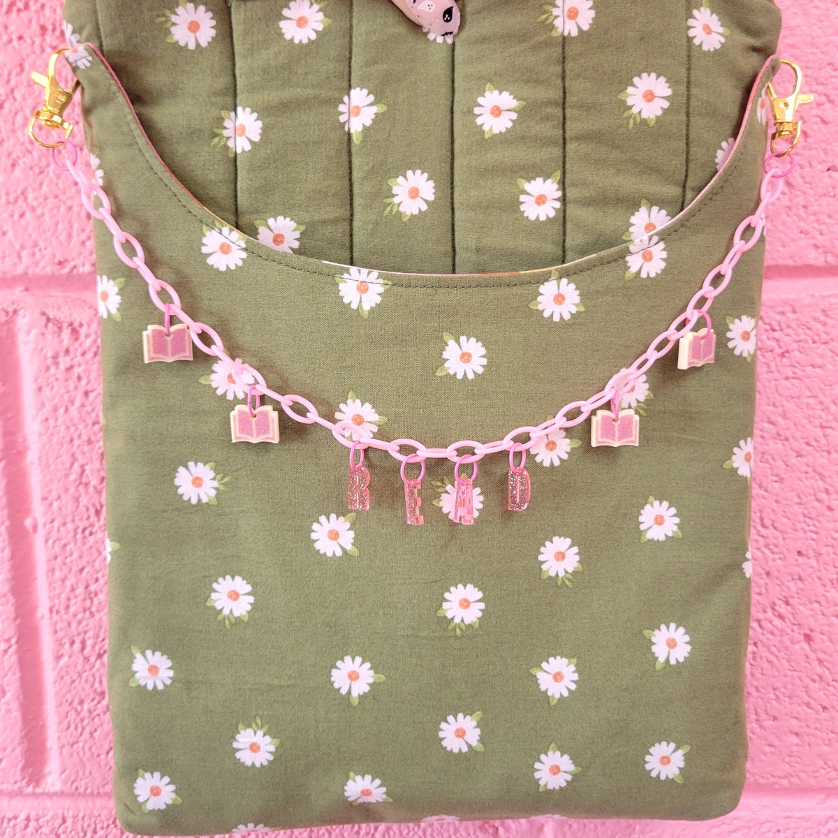 READ - Bookish Bag Charm Chain