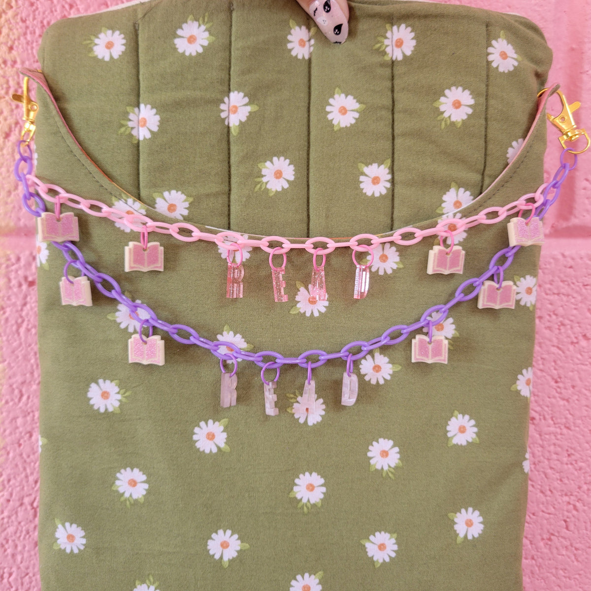 READ - Bookish Bag Charm Chain