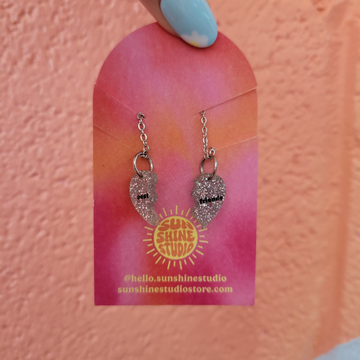 "Best Friends" Friendship Necklace Pair