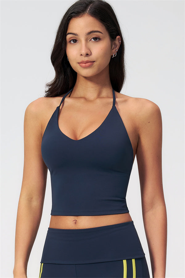 The Evoke Crop Top Straight Leg Pants 2-Piece Set