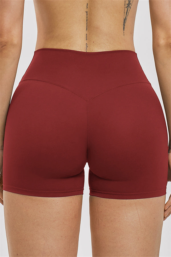 The Seraphine Layered V Sports Bra Shorts 2-Piece Set