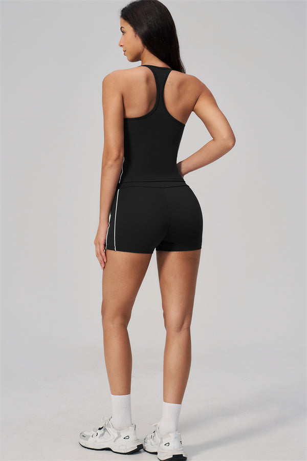 The Breathe Crop Top Shorts 2-Piece Set