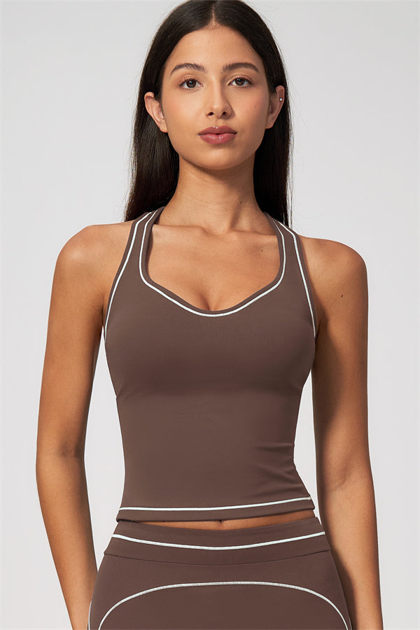 The Amara Tank Top Capri Leggings 2-Piece Set