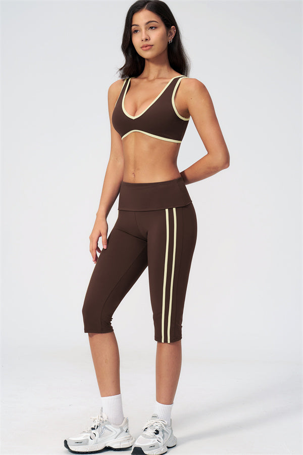The Evoke Sports Bra Capri Leggings 2-Piece Set