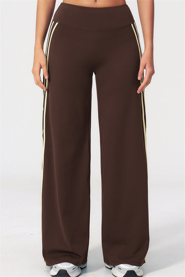 The Evoke Crop Top Straight Leg Pants 2-Piece Set