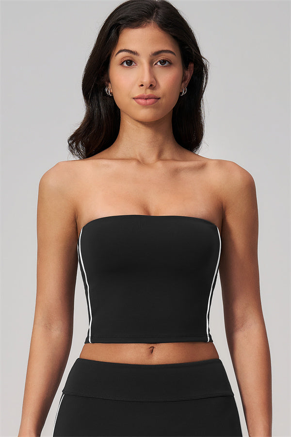 The Breathe Tube Top Straight Leg Pants 2-Piece Set