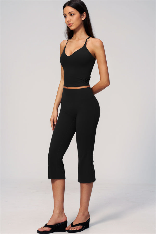 The Zura Tank Top Capri Leggings 2-Piece Set