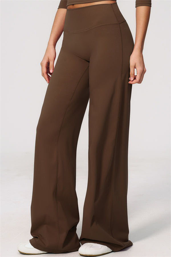 The Natalia Half-Sleeve Top Straight Leg Pants 2-Piece Set
