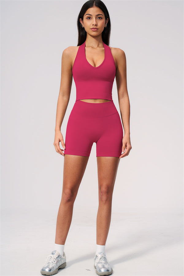 The New Allure Halter Top Shorts 2-Piece Set